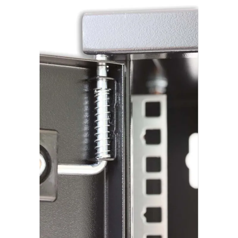 Armadio Rack 19'' a muro 10 unit&agrave; prof. 400 Nero Assemblato