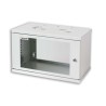 Armadio Rack 19'' a muro 10 unit&agrave; prof. 400 Grigio Assemblato