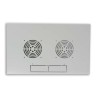 Armadio Rack 19'' a muro 10 unit&agrave; prof. 400 Grigio Assemblato