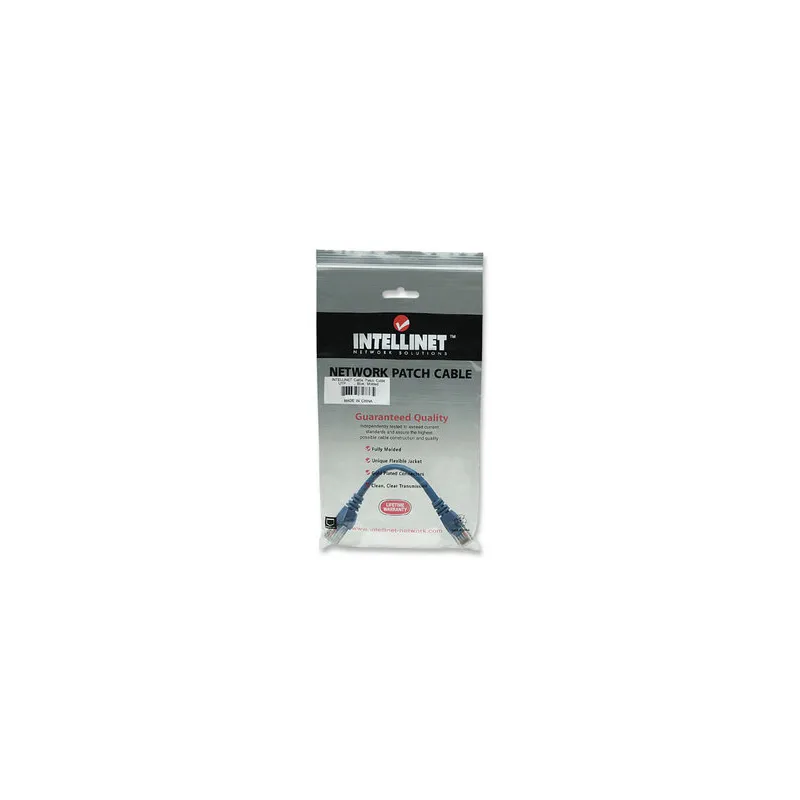Cavo di rete Patch CCA Cat. 5e Blu UTP 0,5 mt