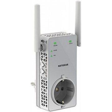 Netgear Wifi Range Extender Dualband AC 750Mit con presa elettrica passante - Dispositivo per leste