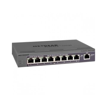 Netgear ProSafe VPN & Firewall Router 250 Mbps con switch 8 porte 10/100/1000, 1 porta hardware DMZ,