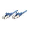 Cavo di rete Patch in Rame Cat. 6 Blu UTP 0,3 mt