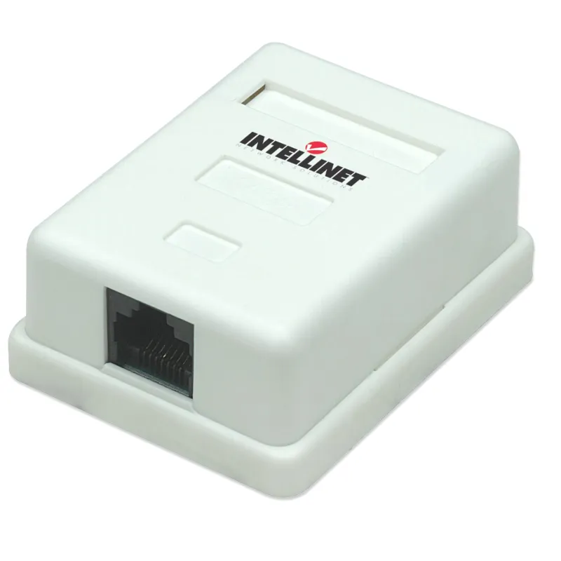 Presa a Muro con Frutto RJ45 Cat. 5E UTP Beige