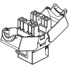 Frutto Keystone RJ45 Cat.6A STP schermato