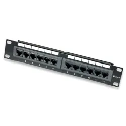 Pannello Patch per Rack 10'' 12 Porte UTP Cat.6 1HE