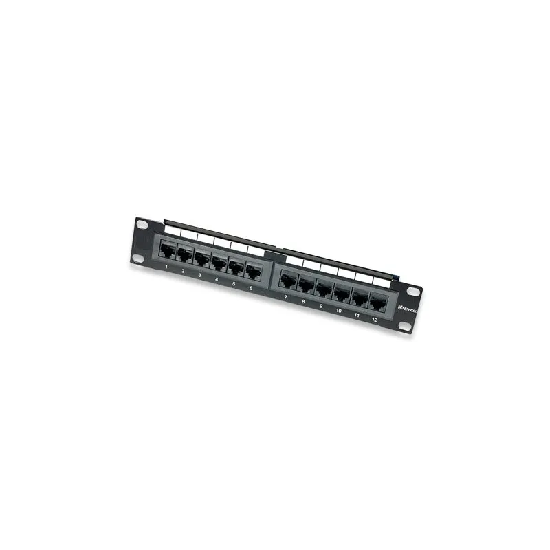 Pannello Patch per Rack 10'' 12 Porte UTP Cat.6 1HE