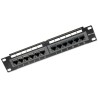 Pannello Patch per Rack 10'' 12 Porte UTP Cat.6 1HE