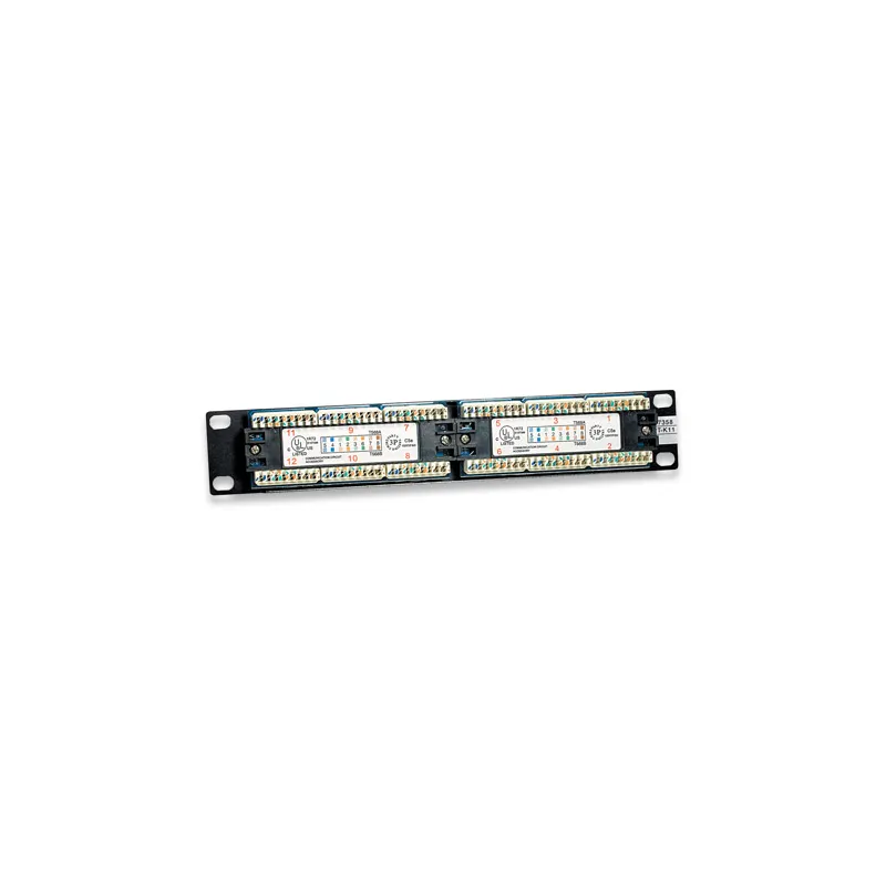 Pannello Patch per Rack 10'' 12 Porte UTP Cat.6 1HE