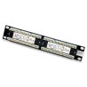 Pannello Patch per Rack 10'' 12 Porte UTP Cat.6 1HE