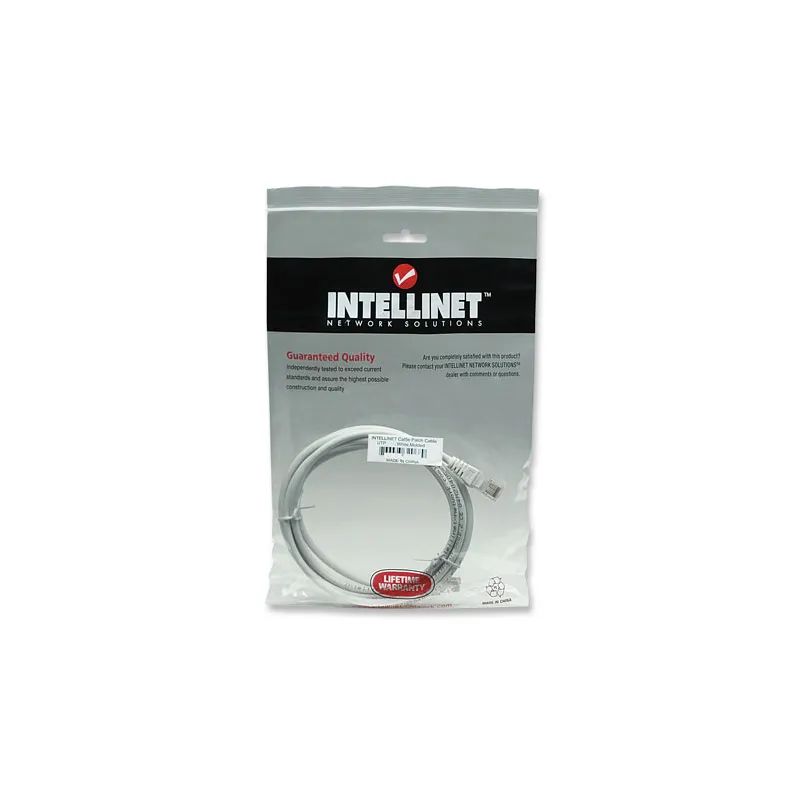 Cavo di rete Patch CCA Cat. 5e Bianco UTP 1 mt