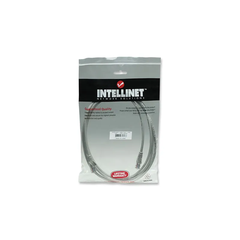 Cavo di rete Patch in Rame Cat. 5e Grigio UTP 1,5 mt