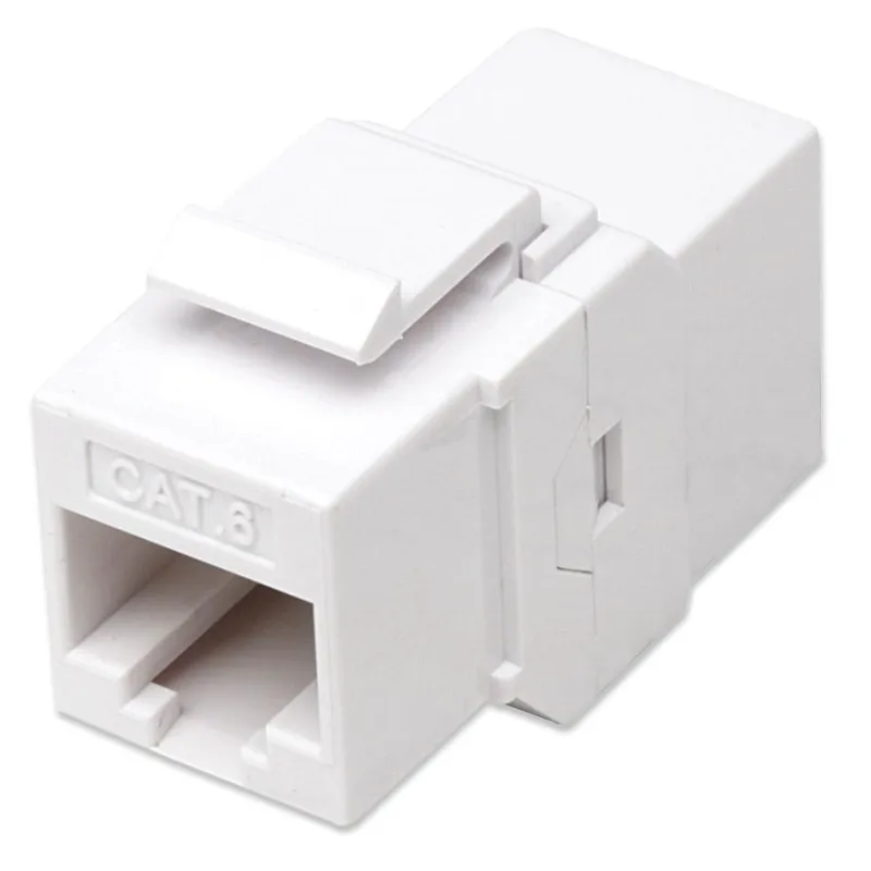 Accoppiatore RJ45 F/F UTP Cat6 Keystone Bianco