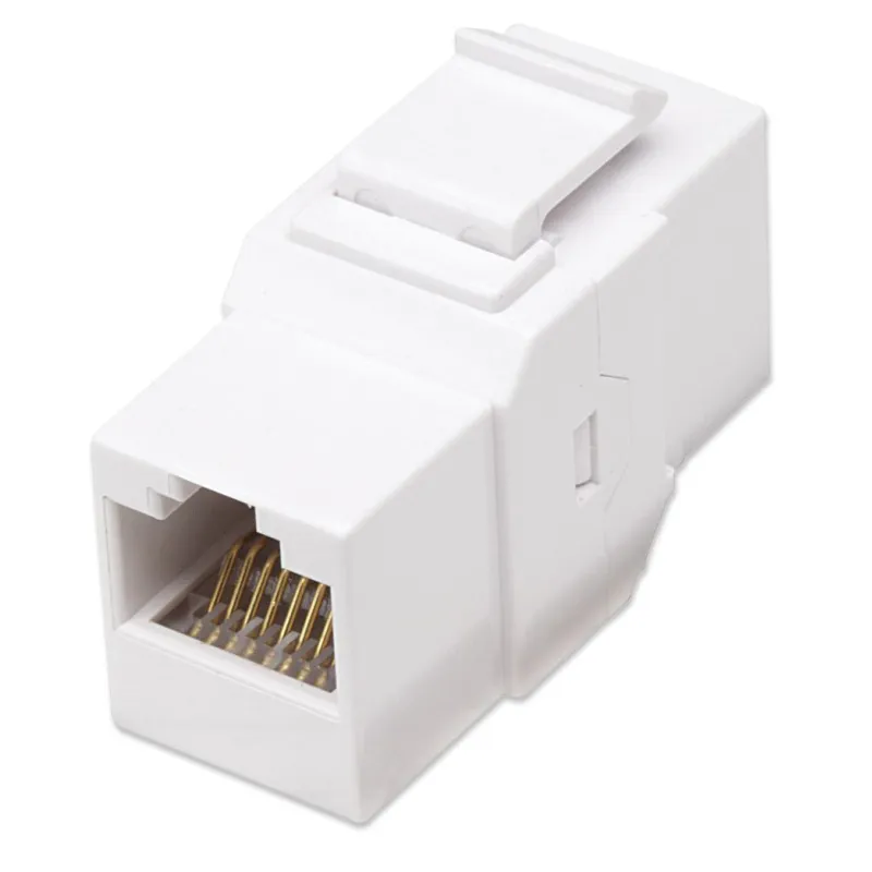 Accoppiatore RJ45 F/F UTP Cat6 Keystone Bianco