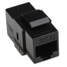Accoppiatore RJ45 F/F UTP Cat6 Keystone Nero