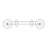 Cavo Bnc RG59 75 Ohm M/M 1 mt