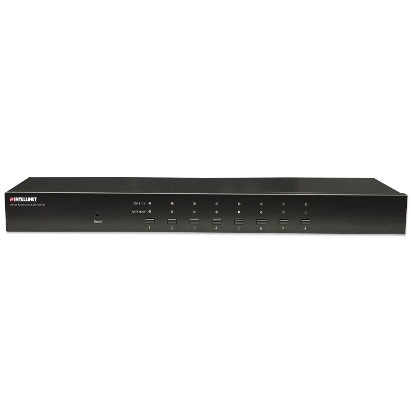 KVM Switch 8 porte combo USB + PS/2, OSD