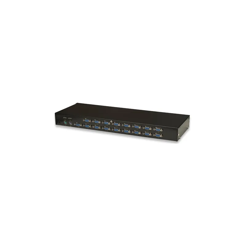 KVM Switch 16 porte combo USB + PS/2, OSD