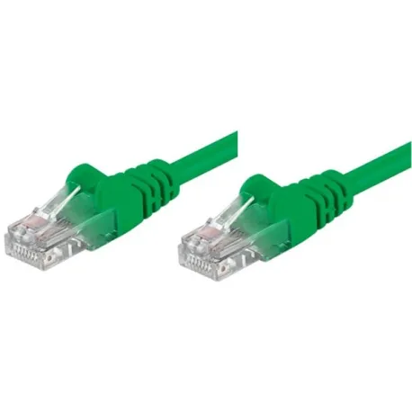 Cavo di rete Patch CCA Cat. 5e Verde UTP 3 mt 