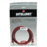 Cavo di rete Patch CCA Cat. 5e Rosso UTP 3 mt 