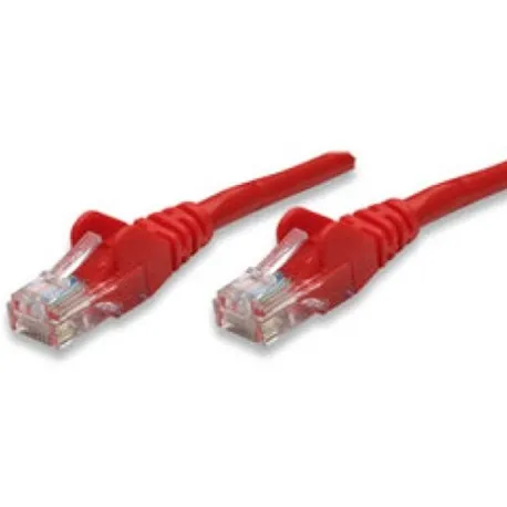 Cavo di rete Patch in CCA Cat. 6 Rosso UTP 0,5 mt
