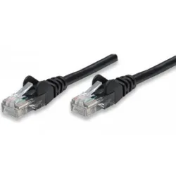 Cavo di rete Patch in CCA Cat. 6 Nero UTP 1 mt