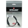 Cavo di rete Patch in CCA Cat. 6 Nero UTP 1 mt