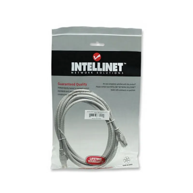 Cavo di rete Patch in CCA Cat. 6 Grigio UTP 3 mt