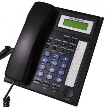 Telefono Keyphone per centralini EZPPX 832 e 848 nero
