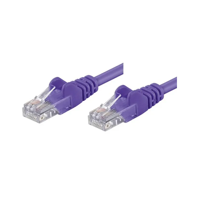 Cavo di rete Patch CCA Cat. 5e Viola UTP 2 mt