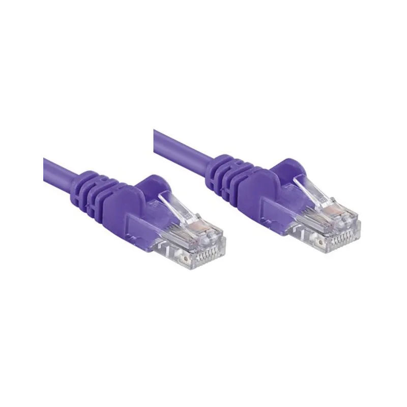 Cavo di rete Patch CCA Cat. 5e Viola UTP 2 mt