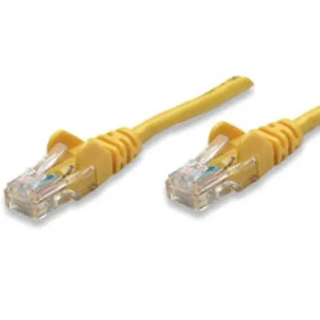 Cavo di rete Patch CCA Cat. 5e Giallo UTP 10 mt 