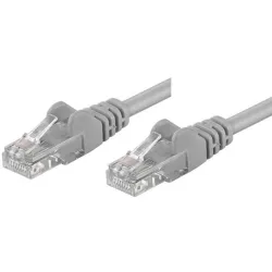 Cavo di rete Patch CCA Cat. 5e Grigio UTP 30 mt Nero