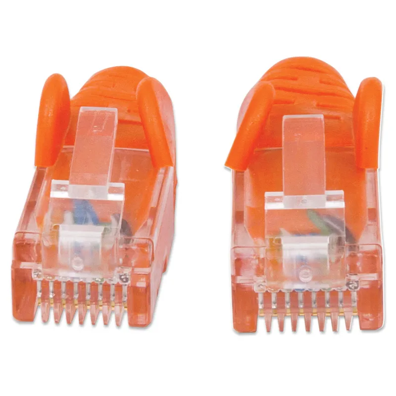 Cavo di rete Patch in Rame Cat. 6 Arancio UTP 3 mt