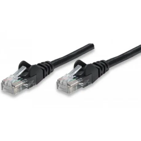 Cavo di rete Patch in Rame Cat. 6A Nero UTP 10 mt