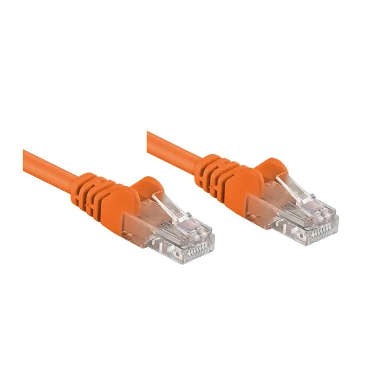 Cavo di rete Patch CCA Cat. 5e Arancio UTP 1 mt