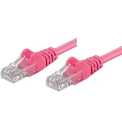Cavo di rete Patch CCA Cat. 5e Rosa UTP 20 mt