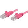 Cavo di rete Patch CCA Cat. 5e Rosa UTP 20 mt