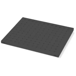 Mensola per rack 19'' 530 mm Nera 4 punti