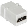 Adattatore HDMI F/F Tipo A per Pannelli Patch Bianco