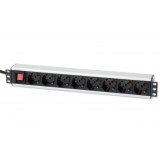 Multipresa per rack 19'' 8 posti con interruttore