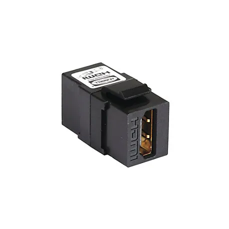 Adattatore HDMI F/F Tipo A per Pannelli Patch Nero