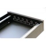 Armadio Rack 19'' Flat a muro p.15cm 12 unit&agrave; sezione unica Grigio