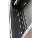Armadio Rack 19'' Flat a muro p.15cm 12 unit&agrave; sezione unica Grigio
