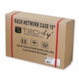 Armadio Rack 19'' Flat a muro p.30cm 12 unit&agrave; sezione unica Grigio