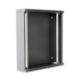 Armadio Rack 19'' Flat a muro p.30cm 12 unit&agrave; sezione unica Grigio