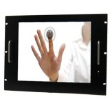 Monitor LCD 17'' Touch Screen per Rack 19'' 8 Unità Nero