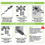 Tastiera Flessibile in Silicone USB/PS2