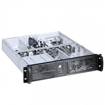Chassis Industriale da Rack 19'' 2U Nero