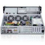 Chassis Industriale da Rack 19'' 2U Nero